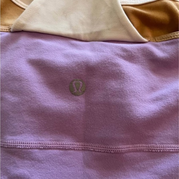 Lululemon tank top. Size 10. Lavender white - Picture 4 of 5